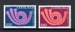 JOEGOSLAVIE Yt. 1390/1391 MNH 1973 - Ungebraucht