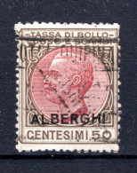 ITALIE Revenue Stamps Fiscal - Tassa Di Bollo - Lusso E Scambi - Alberghi 50c - Revenue Stamps