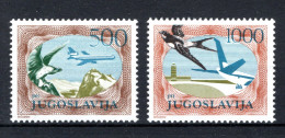 JOEGOSLAVIE Yt. PA59/60 MNH Luchtpost 1985 - Poste Aérienne