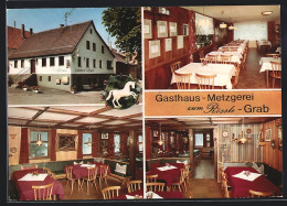 AK Grab /Kr. Backnang, Gasthaus Zum Rössle  - Backnang
