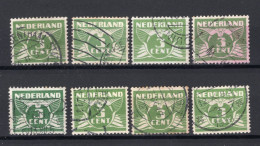 NEDERLAND 175 Gestempeld 1926-1935 - Vliegende Duif (8 Stuks) - Usati