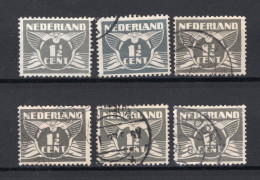 NEDERLAND 171 Gestempeld 1926-1935 - Vliegende Duif (6stuks) - Usati