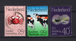 NEDERLAND 1052/1054 MNH 1974 - Gelegenheidszegels - Neufs