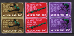 NEDERLAND 1012/1014 MNH 1972 - Olympische Spelen Munchen (2 Stuks) - Neufs