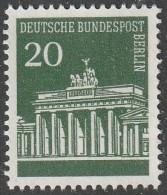 Berlin: 1966, Rollenmarke: Mi. Nr. 287 R, Freimarke: 20 Pfg. Brandenburger Tor.   **/MNH - Roller Precancels