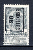 PRE1B MH* 1906 - BRUXELLES 06 - Typos 1906-12 (Armoiries)