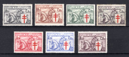 394/400 MNH 1934 - Ridder Met Tuberculosekruis In Wapenschild - Ungebraucht