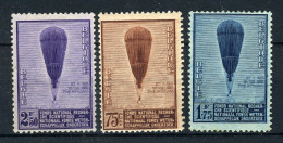 353/355 MNH 1932 - Ballon Piccard - Ungebraucht
