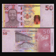 Eswatini/Swaziland 50 Emalangeni 2024, Hybrid, Commemorative, UNC - Swasiland