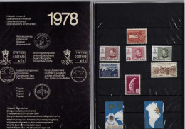 Groenland 1978 - Pack Des Timbres De L'Annee - Volledige Jaargang