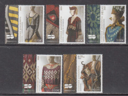 2023 Greece Costumes Of The Theatre Culture GOLD Complete Set Of 5 MNH @ BELOW FACE VALUE - Ungebraucht