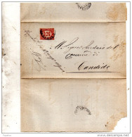 1876   LETTERA CON ANNULLO PIEVE DI CADORE BELLUNO - Officials
