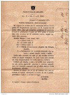 1876  LETTERA CON ANNULLO GIRGENTI - Dienstzegels