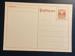 Österreich 1927 Adler Ganzsache Postkarte Mi. P 276 Nicht Gelaufen - Briefkaarten