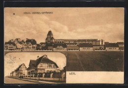 AK Werl, Königl. Zentral-Gefängnis, Strassenpartie  - Presidio & Presidiarios