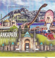Türkiye 2017 Mi 4342-4343 Amusement Parks, Dinosaurs, Tyrannosaurus Rex, Prehistorical Animals, Reptile  Train MNH** - Nuevos