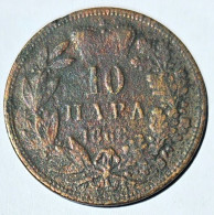 Serbia 10 Para 1868 Mihailo Obrenović III - Serbien