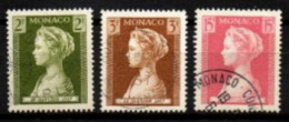 MONACO   -   1957.  Princesse GRACE   -   Oblitérés - Used Stamps