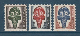 Polynésie Française - Taxe - YT N° 1 à 3 ** - Neuf Sans Charnière - 1958 - Blocks & Kleinbögen