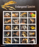 USA 2023, Endangered Species, MNH Unusual Sheetlet - Nuovi