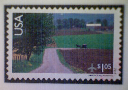 United States, Scott #C150, Used(o), 2012 Air Mail, Amish Horse And Buggy, $1.05, Multicolored - 3a. 1961-… Usados