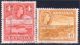 142 Antigua English Harbour Fort James Cannons Canons (ANT-98) - 1858-1960 Crown Colony