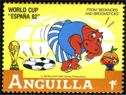 134 Anguilla Disney Soccer Football Hippopotame MNH ** Neuf SC (ANG-26a) - Anguilla (1968-...)