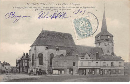 BOURGTHEROULDE - La Place Et L'Eglise - Très Bon état - Bourgtheroulde