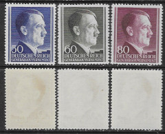 Germania Germany 1943 General Government Adolf Hitler Mi N.110-112 Complete Set MNH ** - Gouvernement Général