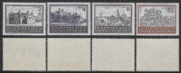 Germania Germany 1943 General Government Buildings Mi N.113-116 Complete Set MNH ** - Governo Generale