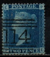 GRANDE BRETAGNE 1854-5 O DENT 14 - Gebruikt