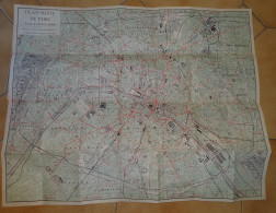 Ancien Plan-Bijou De Paris Par Agnus Ainé - Au Verso  Des Chemins De Fer Environs De Paris - Début 20ème E3-89 - Other & Unclassified