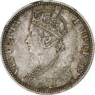 Inde Britannique, Victoria, Rupee, 1889, Bombay, Argent, TTB, KM:492 - Kolonien