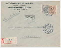 Niet Bestellen Op Zondag - Aangetekend Tegelen - Amsterdam 1920 - Covers & Documents