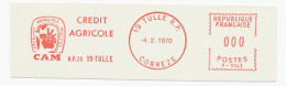 Proof / Test Meter Strip France 1970 Agriculture Credit - Agriculture