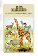 Zèbre Girafe  Animal Télécarte Grèce Phonecard ( T 154) - Grecia