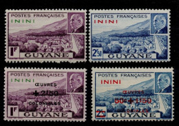 Inini YT 51-52 + 57-58 Neuf Sans Charnière XX MH - Neufs