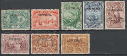 MACAU (CHINA) - 1913 - SERIE COMPLETE YVERT N°165/172 * MH  - COTE = 145 EUR - Ongebruikt