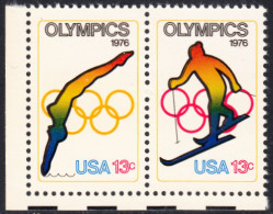 !a! USA Sc# 1695-1696 MNH Horiz.PAIR From Lower Left Corner (a2) - Olympic Games - Neufs