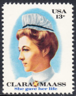 !a! USA Sc# 1699 MNH SINGLE (a1) - Clara Maass - Neufs