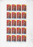 Luxembourg - Luxemburg - Timbres - Feuille à 20 Timbres X 1,40  MOLIÈRE   MNH**    2022 - Volledige Vellen