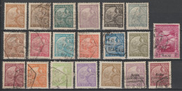 MACAU (CHINA) - 1934/1938 - YVERT N°276/292 + AERIENS 2+6+15 * MH / OBLITERES - COTE = 81 EUR - Ongebruikt