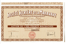 Société SUCRIÈRE De MAHAVAVY (Madagascar) - Africa