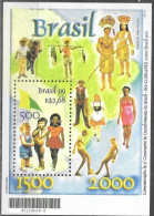 Brazil Brasil Brasilien 1999 500 Years Discovery Lubrapex Michel No. Bl. 108 (2938) MNH Mint Postfrisch Neuf ** - Blocs-feuillets