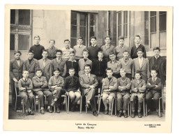 ECOLE - PHOTO CLASSE - REIMS 1956 1957 Lycée De Garçons - Unclassified