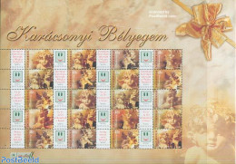 Hungary 2004 Christmas, Angels M/s, Mint NH, Religion - Angels - Christmas - Nuovi