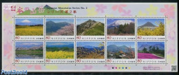 Japan 2013 Mountain Series No. 2 10v M/s, Mint NH, Sport - Mountains & Mountain Climbing - Unused Stamps