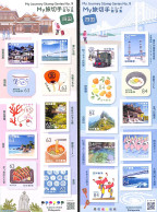 Japan 2024 My Journey No. 9 20v (2 M/s), Mint NH, Health - Transport - Food & Drink - Railways - Art - Bridges And Tun.. - Nuevos