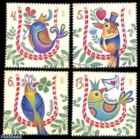 Romania 2024 Martisor Day 4v, Mint NH, Nature - Birds - Unused Stamps