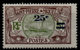 Saint-Pierre-et-Miquelon YT 120 Neuf Sans Charnière XX MNH - Nuevos